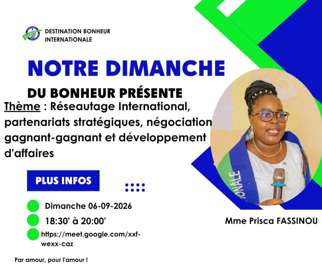 Réseautage international, partenariats stratégiques, négociation gagnant-gagnant et développement d'affaires